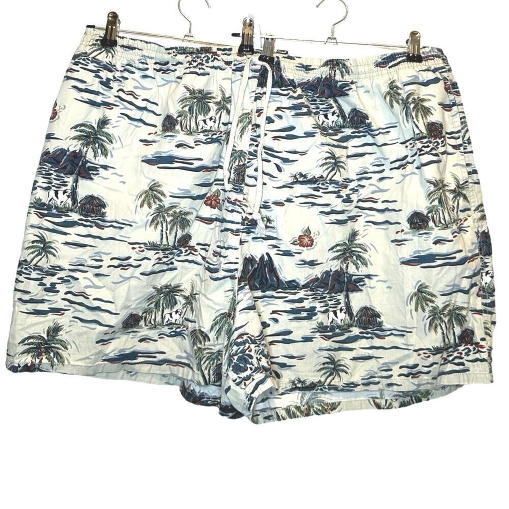 Vintage Big Dogs Hawaiian Shorts. Swim Trunks Sz 22 24 big and tall